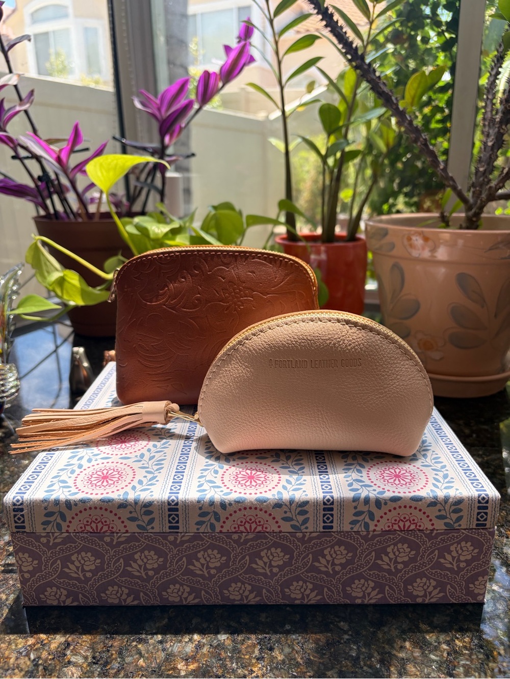 Portland Leather Pouch Duo 🌾🌙